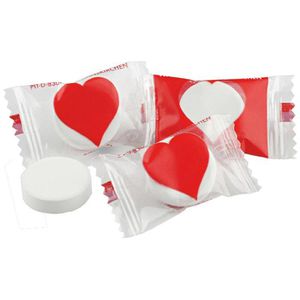 Produktbild für Traubenzucker Pit Bonbon in Herzfolie Zitrone