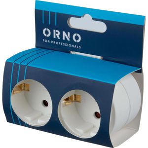 Produktbild für Steckdosenadapter Orno AE-13270(GS)/W, weiß