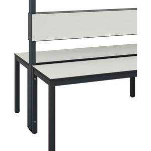 Produktbild für Umkleidebank CP-Möbel 8062-200, Sitzfläche Holz, 200 cm