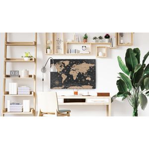 Produktbild für Magnettafel ALLboards MetalBoards, Weltkarte