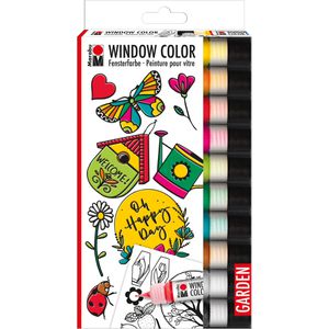 Fenstermalfarben Marabu Window Color Set, Garden