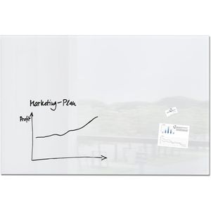 Glas-Magnettafel Sigel GL220 Artverum, inkl. 2 Magnete