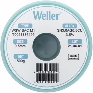 Produktbild für Lötzinn Weller T0051386499, Flussmittel, bleifrei