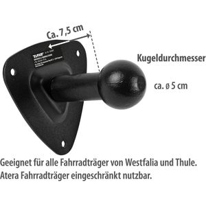 Produktbild für Fahrradträger-Wandhalterung EUFAB 16418NV