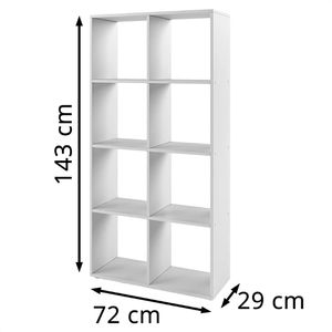 Produktbild für Bücherregal Vicco Scutum, weiß