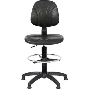 Produktbild für Arbeitsstuhl Topsit Industry, IND106, schwarz