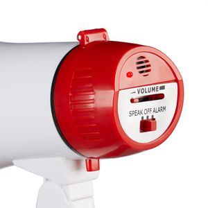 Produktbild für Megafon Relaxdays Stadion weiß, 10 Watt &amp; 90db