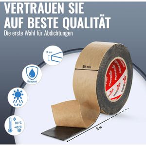 Produktbild für Dichtungsband Poppstar 1009882 doppelseitiges Butylband