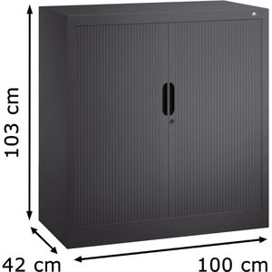 Produktbild für Rollladenschrank CP-Möbel Omnispace, aus Metall