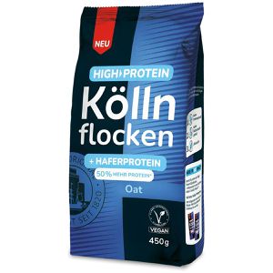 Kölln Haferflocken High Protein Köllnflocken Oat, aus dem vollen Haferkorn, 450 g