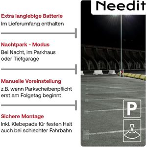 Produktbild für Parkscheibe Needit ParkOne, elektronisch