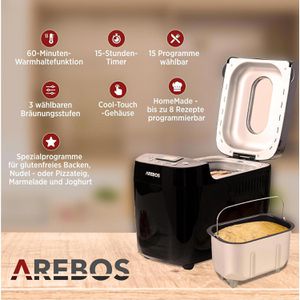 Produktbild für Brotbackautomat Arebos
