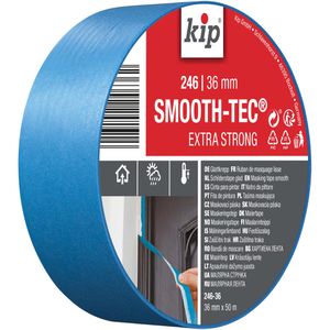 KIP Kreppband 246-36, Smooth Tec, Extra Strong, 36mm x 50m, für Innen und Außen