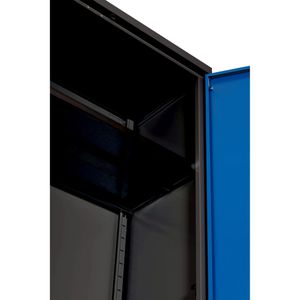 Produktbild für Werkzeugschrank G-Office FLC.19/N, Metall, anthrazit / blau
