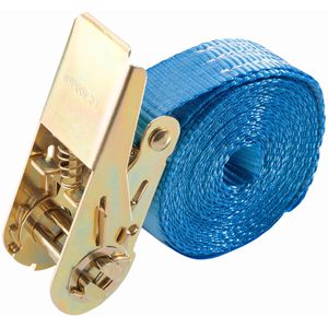 Produktbild für Spanngurt Arebos blau, mit Ratsche