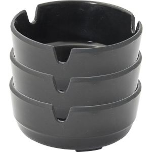 Aschenbecher APS aus Melamin, schwarz