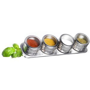 Gewürzregal Westmark 65152260, silber, mit 4 Gewürzdosen