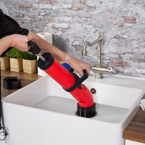 Produktbild für Abflusspumpe Relaxdays Rohrreinigungspumpe