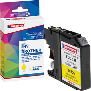 Produktbild für Tinte Edding EDD-549 für Brother LC-223Y