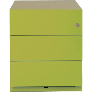 Produktbild für Rollcontainer Bisley Note, aus Metall, grün
