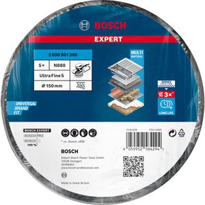 Produktbild für Schleifvlies Bosch Expert N880, 2608901390, Körnung sehr fein