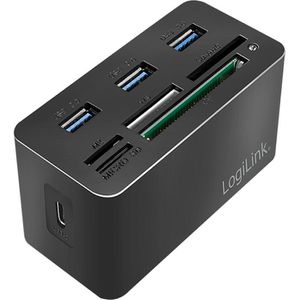 Kartenleser LogiLink CR0046, 6 in 1, USB-C 3.0