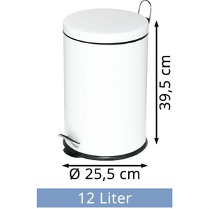 Produktbild für Mülleimer Alco 2961, weiß