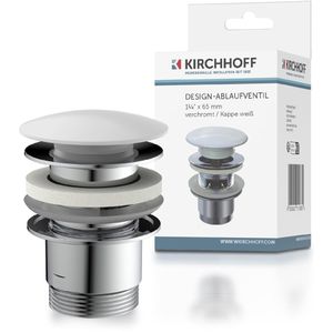 Ablaufgarnitur Kirchhoff Pop Up Ventil, aus Messing