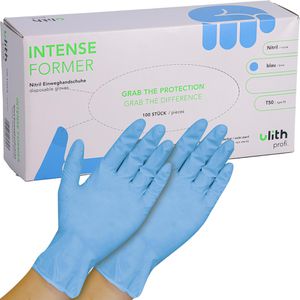 Produktbild für Einmalhandschuhe Ulith Intense Former, blau, 100 Stück