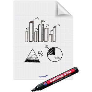 Produktbild für Flipchartfolie Legamaster Magic-Chart Flipchart