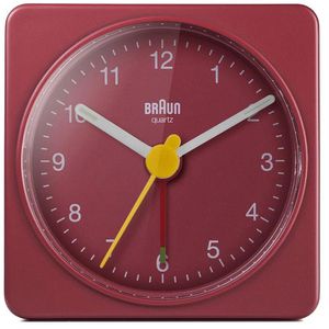 Produktbild für Wecker Braun BC02R rot, analog