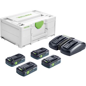 Werkzeugakku Festool Energie-Set SYS 18V 4x4,0/TCL