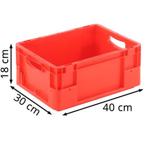 Produktbild für Eurobox Alpha-Paletten Silverline, rot, 15 Liter