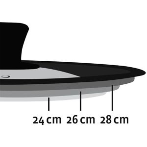 Produktbild für Topfdeckel Xavax 00111545 mit Silikonring, Universaldeckel