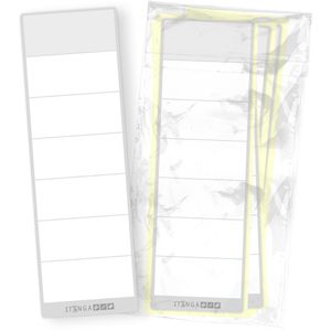 Produktbild für Rückenschilder itenga 33106684, hellgrau