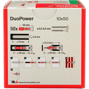 Produktbild für Dübel Fischer 535456, DuoPower 2 Komponenten-Dübel