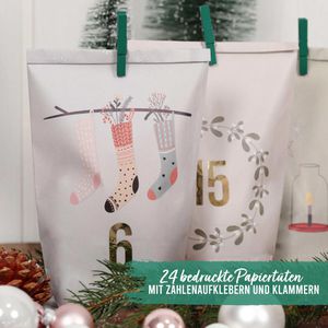 Produktbild für Adventskalender Papierdrachen 400-009-008, Hygge