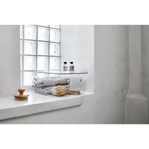 Produktbild für Deckel-Aufbewahrungsbox Smartstore Compact L, transparent