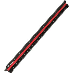 Produktbild für Dreikantmaßstab Rumold 154/1/30 SCHWARZ, 30cm