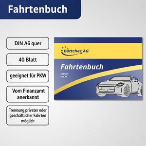 Produktbild für Fahrtenbuch Böttcher-AG A6 quer