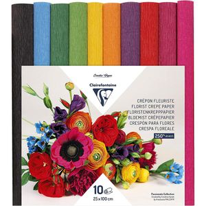Krepppapier Clairefontaine 995001C farbig sortiert