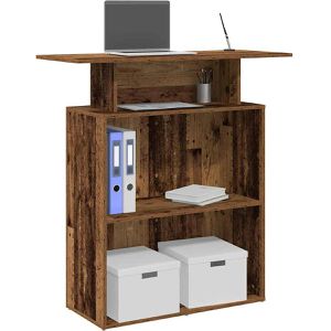 Produktbild für Empfangstheke vidaXL 859058, altholz braun