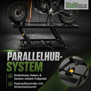 Produktbild für Hebebühne Trutzholm 34542, schwarz, für Motorrad
