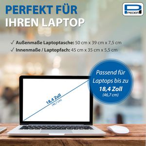 Produktbild für Laptoptasche Pedea Trendline, 66067020, schwarz