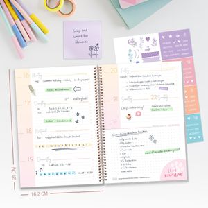 Produktbild für Schülerkalender Häfft College-Timer Poppy, Schuljahr 2025/2026