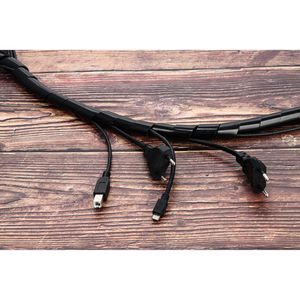 Produktbild für Kabelschlauch Heitronic schwarz