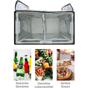 Produktbild für Kühltasche achilles AD325, schwarz, faltbar