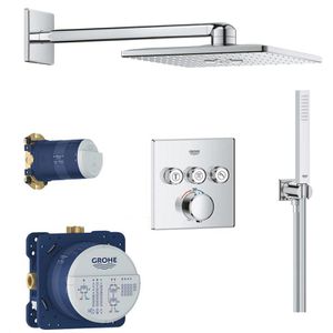 Duschsystem GROHE Precision SmartControl 310 Cube, verchromt