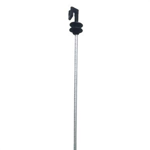 Produktbild für Weidezaunpfähle AKO Profi, aus Stahl, silber, 107 cm