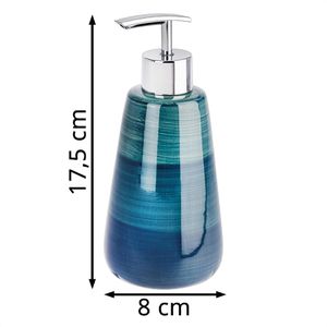 Produktbild für Seifenspender Wenko Pottery Petrol, 22647100